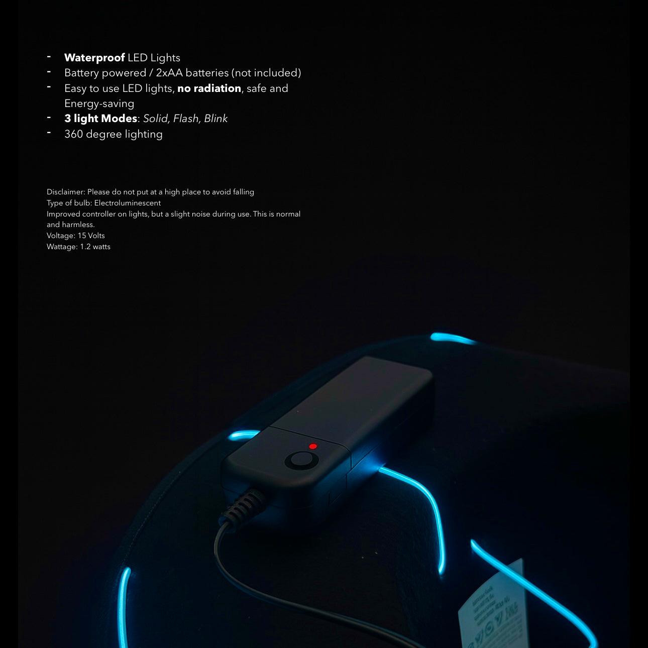 LED Cowboy Hat - Blue