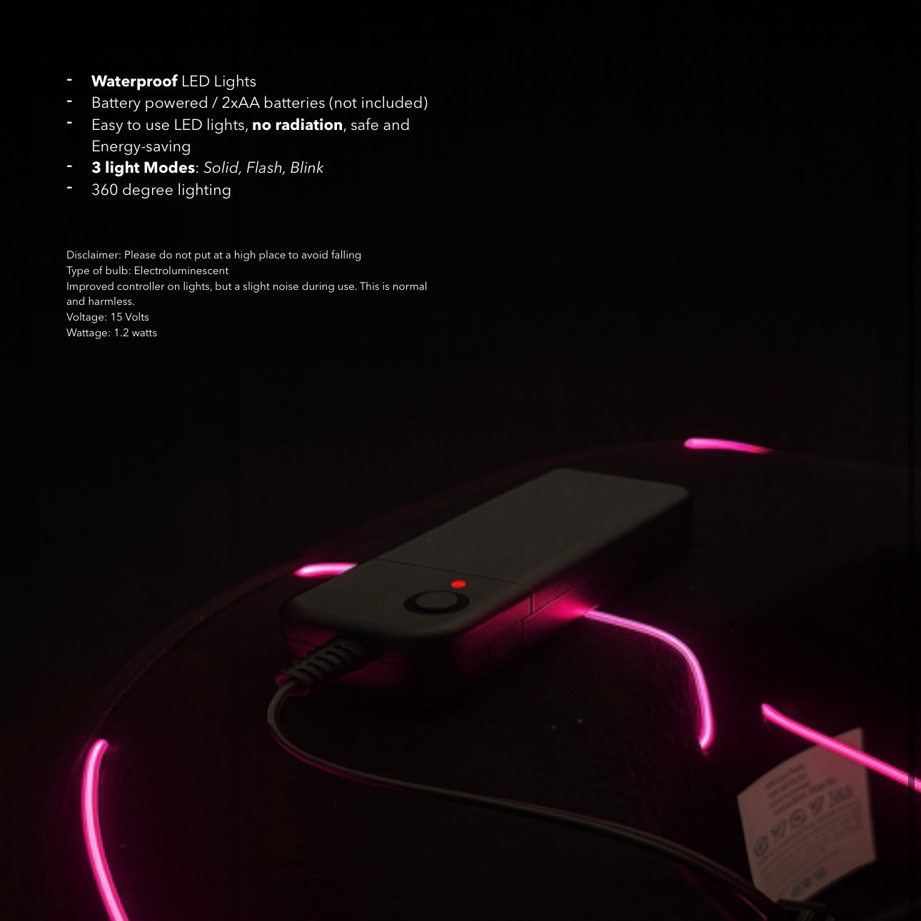 LED Cowboy Hat - Pink