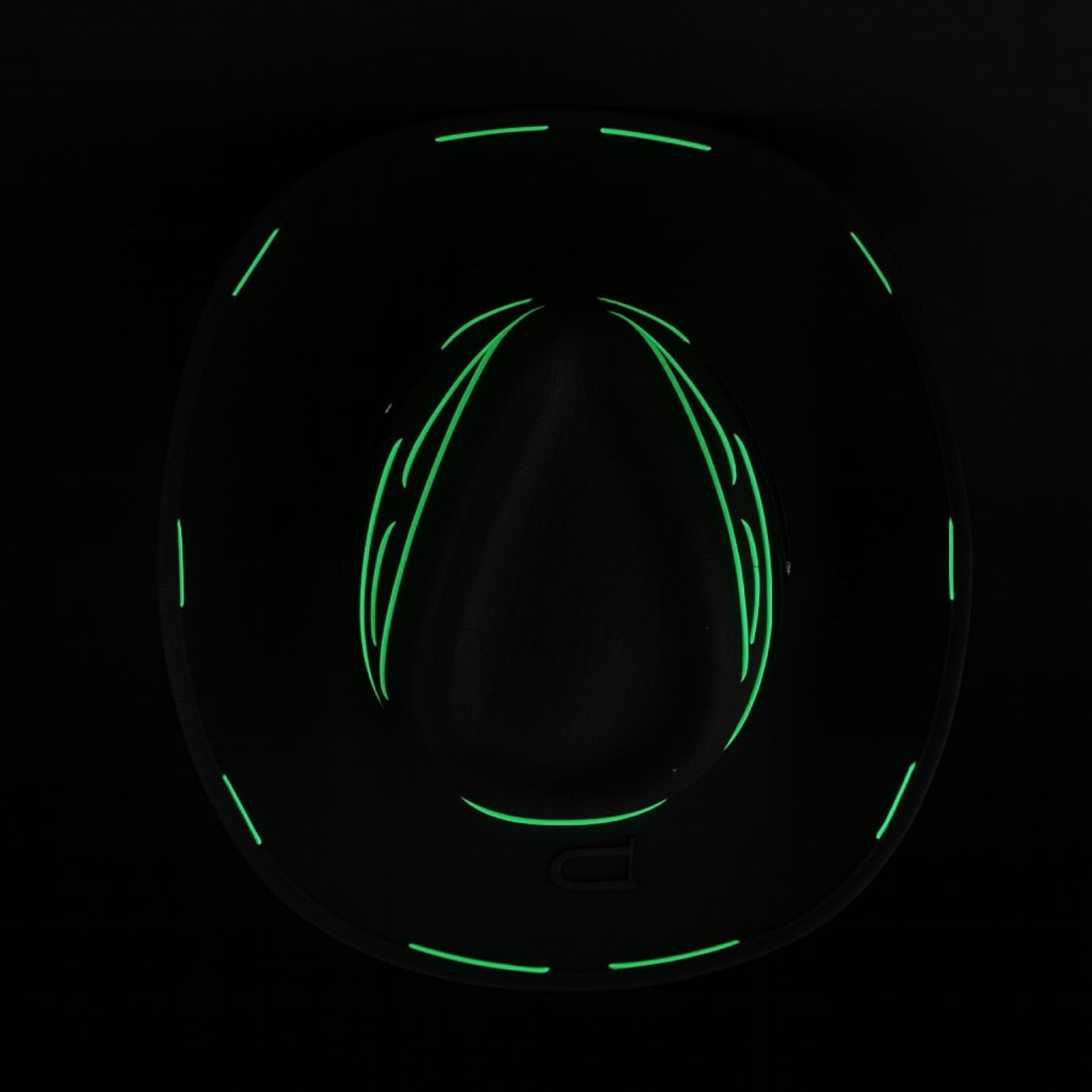 LED Cowboy Hat - Green