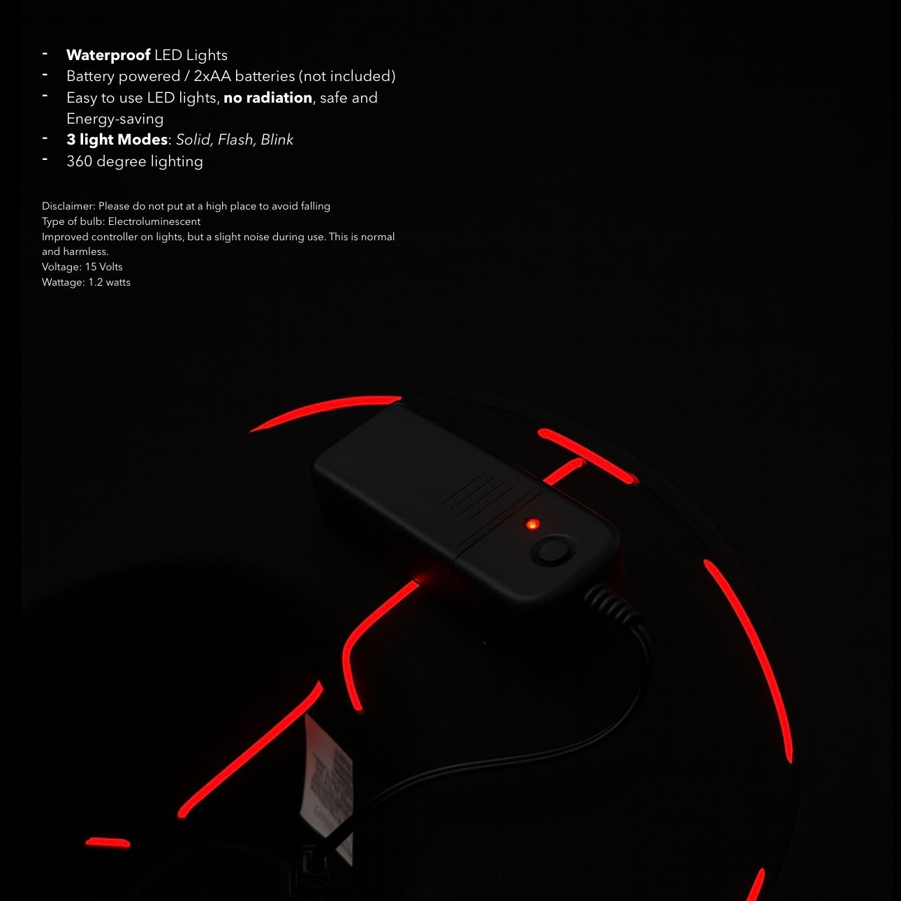 LED Cowboy Hat - Red